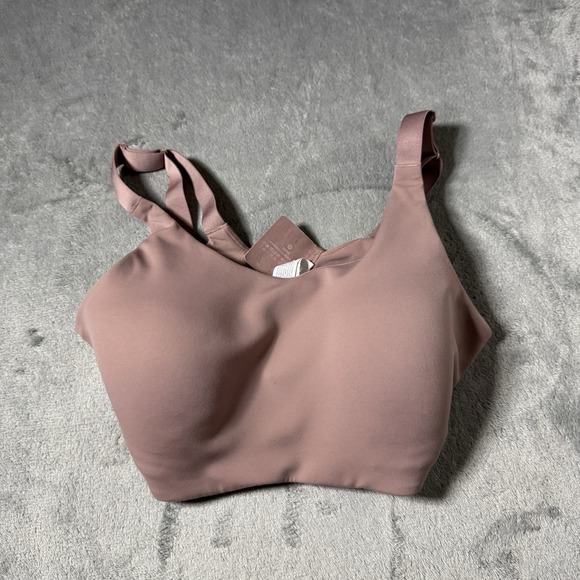 Lululemon Sports Bra Womens 36DD Energy High Support Run Gym Workout Pink - Picture 1 of 6